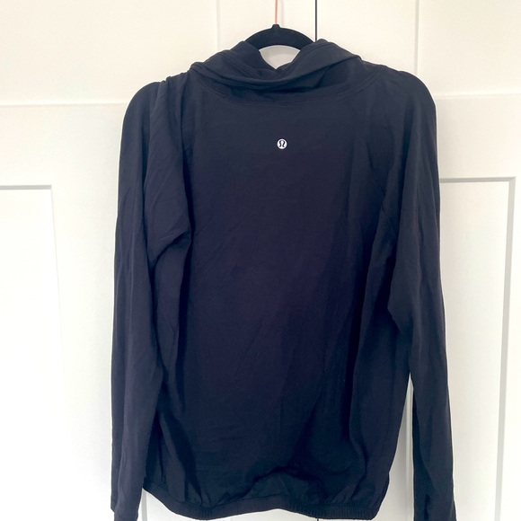 Lululemon black cowl neck sweater - Picture 2 of 2